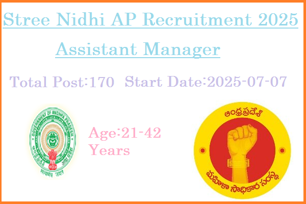 170 Assistant Manager Jobs In Stree Nidhi AP Recruitment 2025
