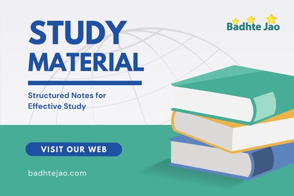 Study Material for Competitive Exams