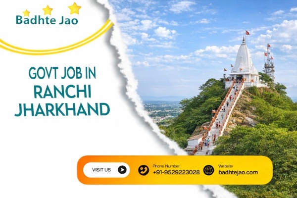 Govt Jobs in Ranchi Jharkhand